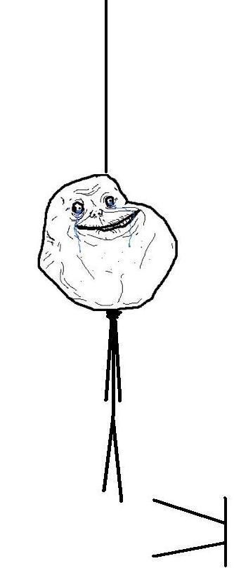 333x809 Image - Forever Alone Drawing