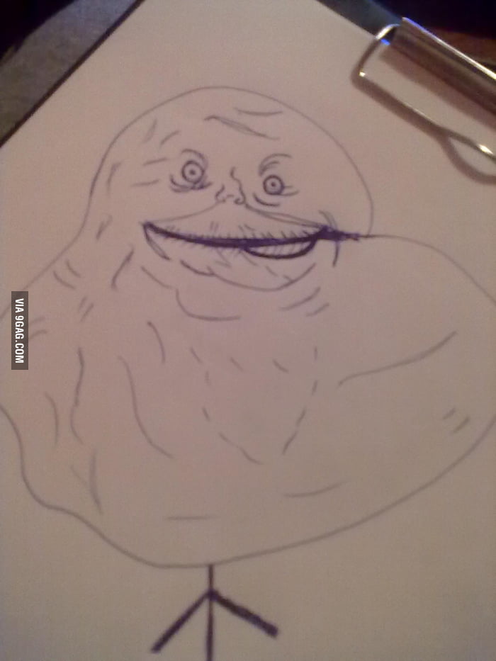 700x933 my forever alone drawing - Forever Alone Drawing