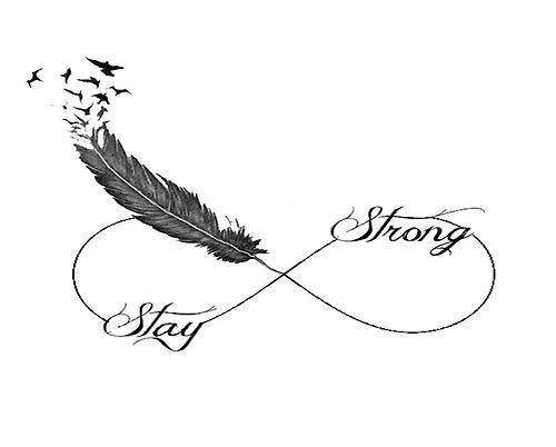 500x402 stay strong forever via facebook on we heart it - Forever Drawing