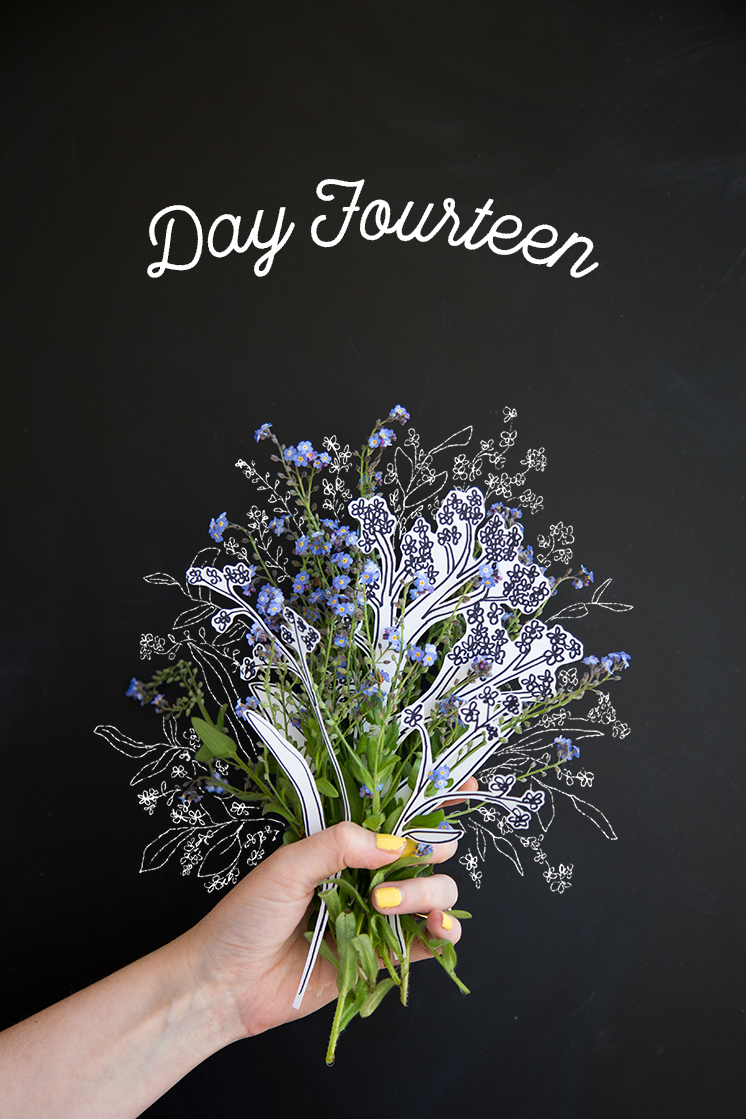 746x1119 Day How To Draw A Forget Me Not - Forget Me Not Drawing