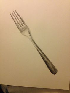 236x314 Fork Sketch - Fork Drawing