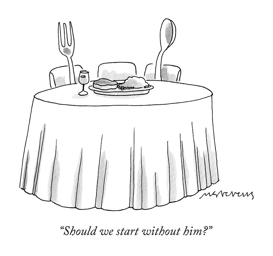 900x846 A Fork And A Spoon Sit At A Dinner Table Drawing - Fork Drawing