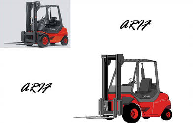 392x250 Forklift Drawing - Forklift Drawing
