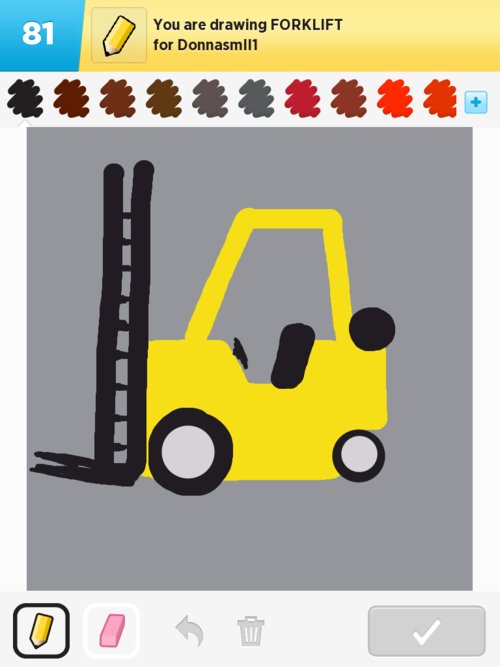 500x667 Forklift Drawings - Forklift Drawing