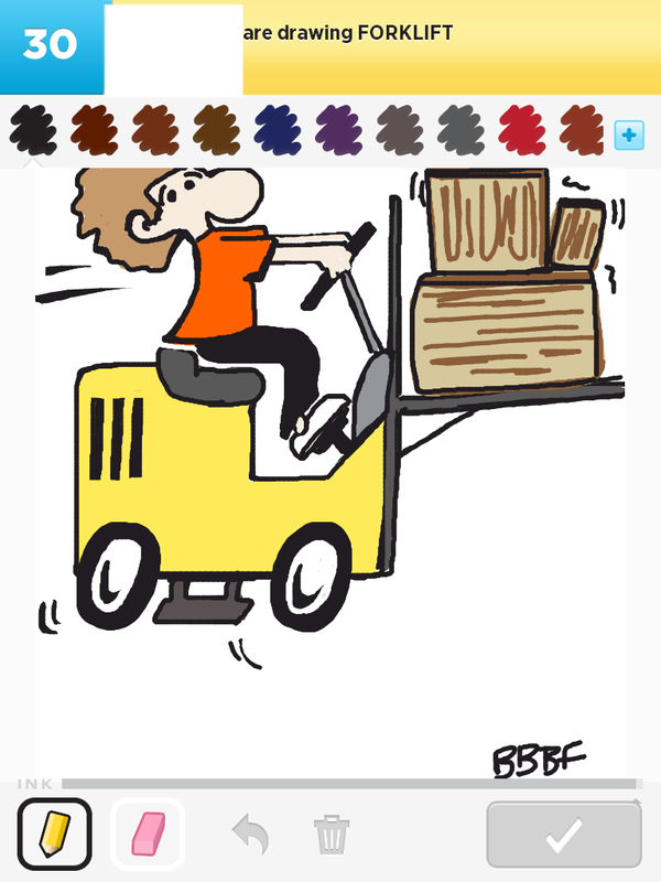 600x800 How To Draw Forklift - Forklift Drawing