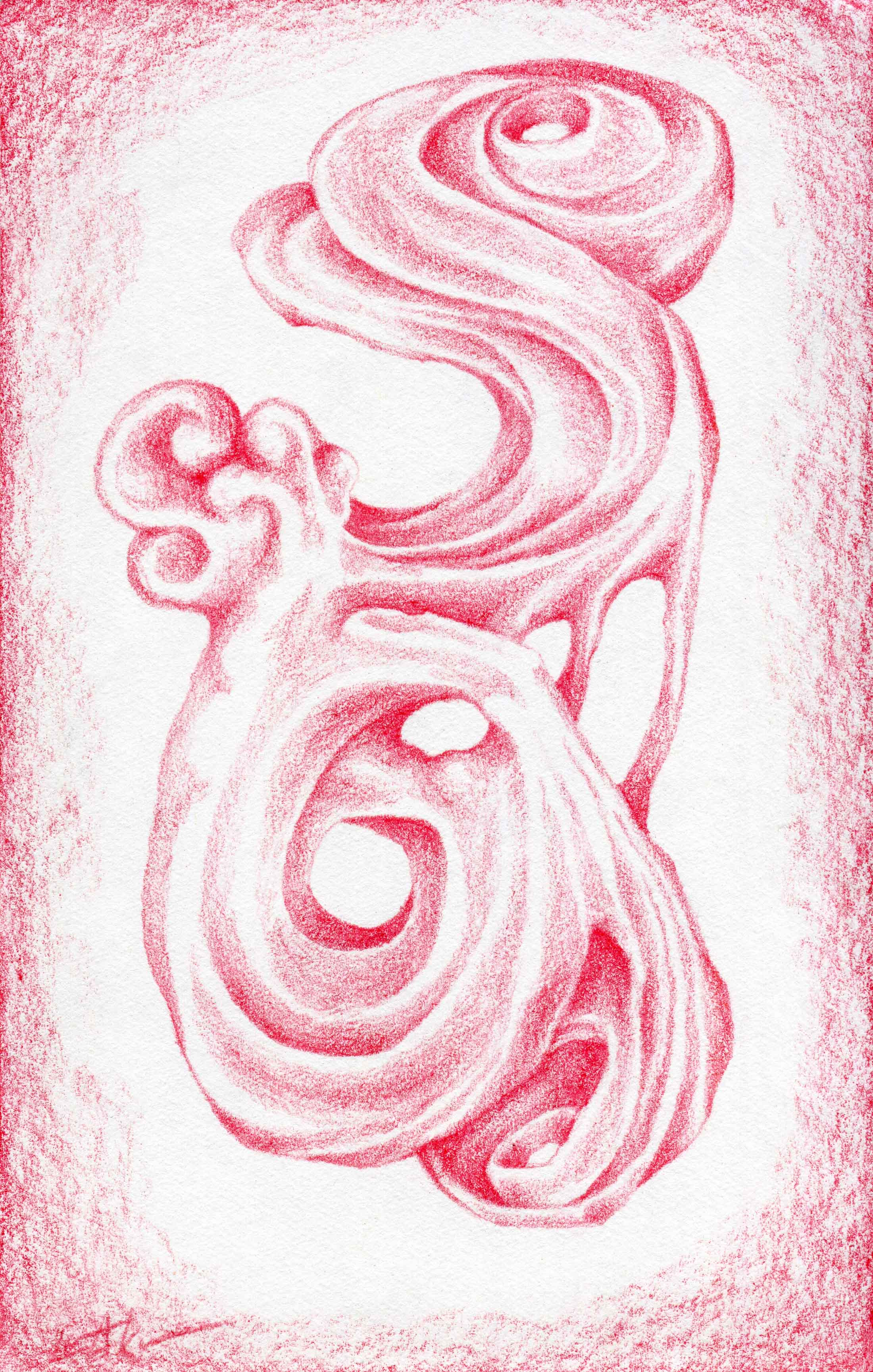 2200x3457 Organic Form Drawings Automatic Drawing Series - Form Drawing