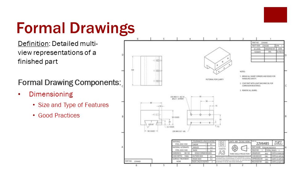 960x600 dimensioning part with solidworks - Formal Drawing