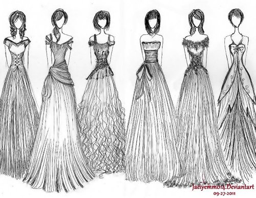 500x387 formal gowns - Formal Drawing