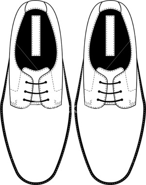 300x380 shoes spec drawings fashion, shoe - Formal Drawing