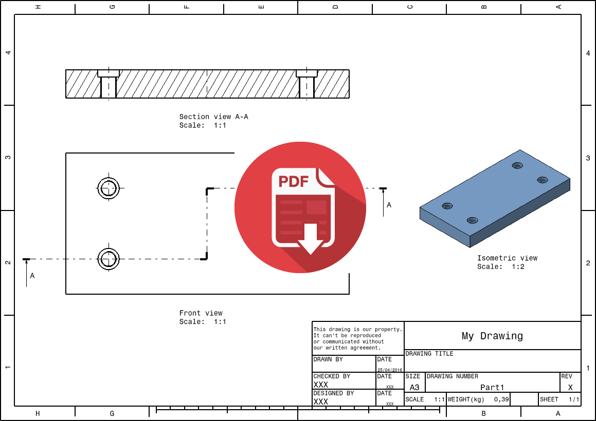 1159x820 Export A Catia Drawing To Pdf Format - Format Drawing