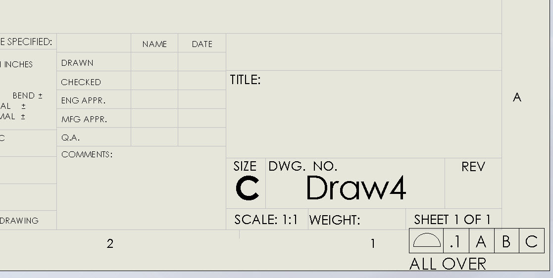 1117x562 How To Add A Geometric Tolerance Frame To Your Sheet Format - Format Drawing