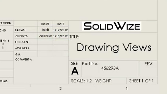 550x310 Solidworks Drawings Custom Sheet Format Solidwize Online - Format Drawing