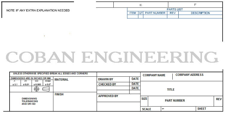 752x382 Technical Drawings Views,detail View,broken Out Section View - Format Drawing