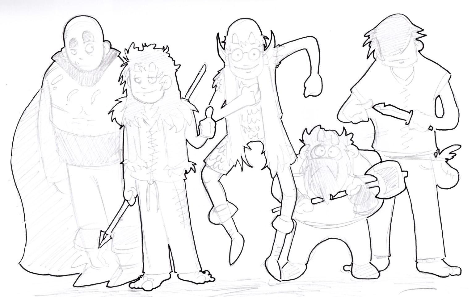 1541x962 Oc Just Went Through Some Old Drawings And Found This Around - Former Drawing