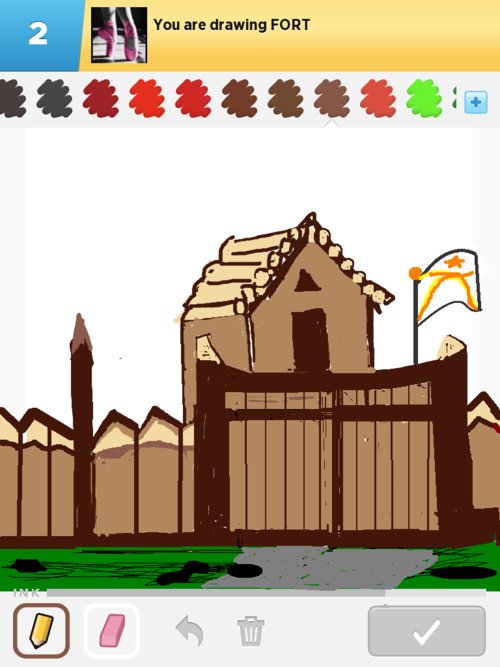 500x667 fort drawings - Fort Drawing