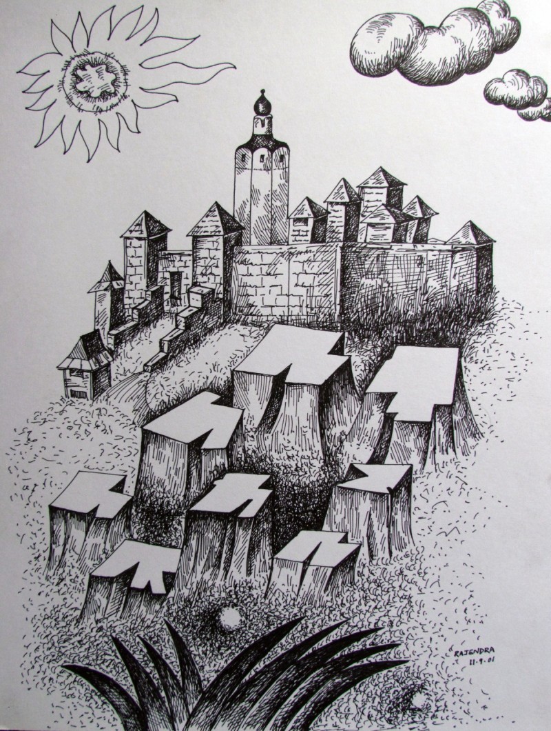 Fort Drawing at PaintingValley.com | Explore collection of Fort Drawing