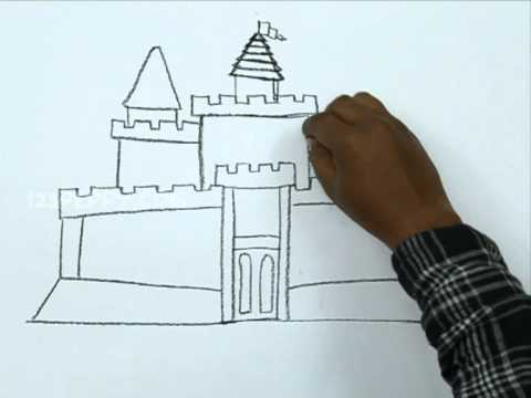 480x360 how to draw a fort - Fort Drawing