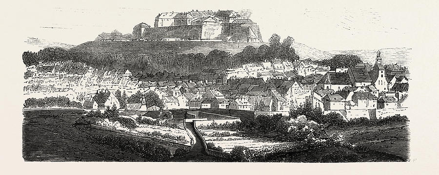 900x360 franco prussian war the fortress bitche drawing - Fortress Drawing