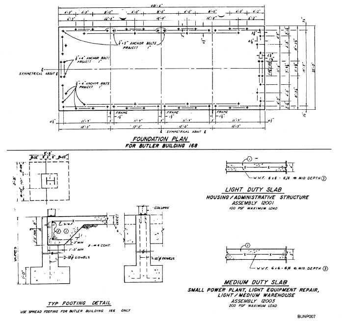 697x655 Figure Plan With Detail Drawings - Foundation Drawing