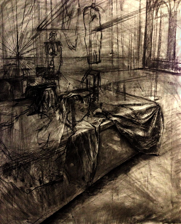 600x743 foundation drawing on risd portfolios - Foundation Drawing