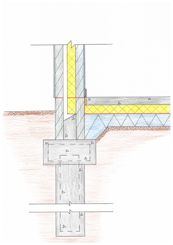 565x800 piled foundation - Foundation Drawing