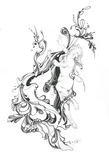 375x530 Fountain Drawing - Fountain Drawing