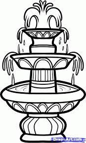 174x290 Drawings Of Water Fountains - Fountain Drawing