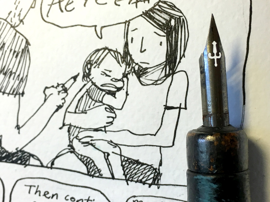 869x652 review vintage fountain pens are they suitable for drawing - Fountain Pen Drawing