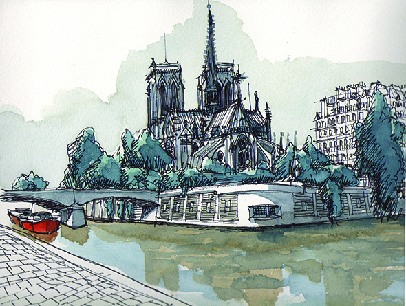 590x445 drawing with fountain pen - Fountain Pen Drawing