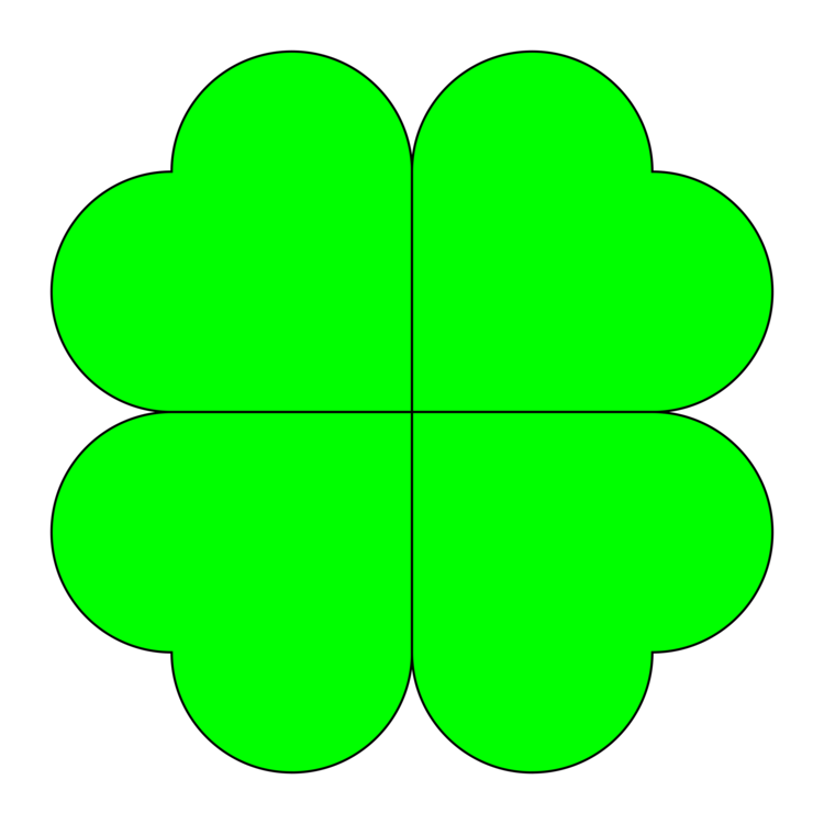 750x750 Shamrock Four Leaf Clover Drawing Luck Cc0 - Four Leaf Clover Drawing