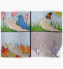 210x230 four seasons spring drawing posters redbubble - Four Seasons Drawing
