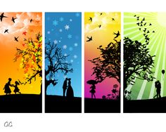 236x188 best seasons artwork images artworks, canvas, canvases - Four Seasons Drawing