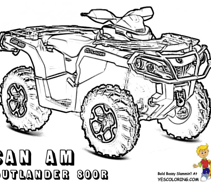 Four Wheeler Drawing at PaintingValley.com | Explore collection of Four