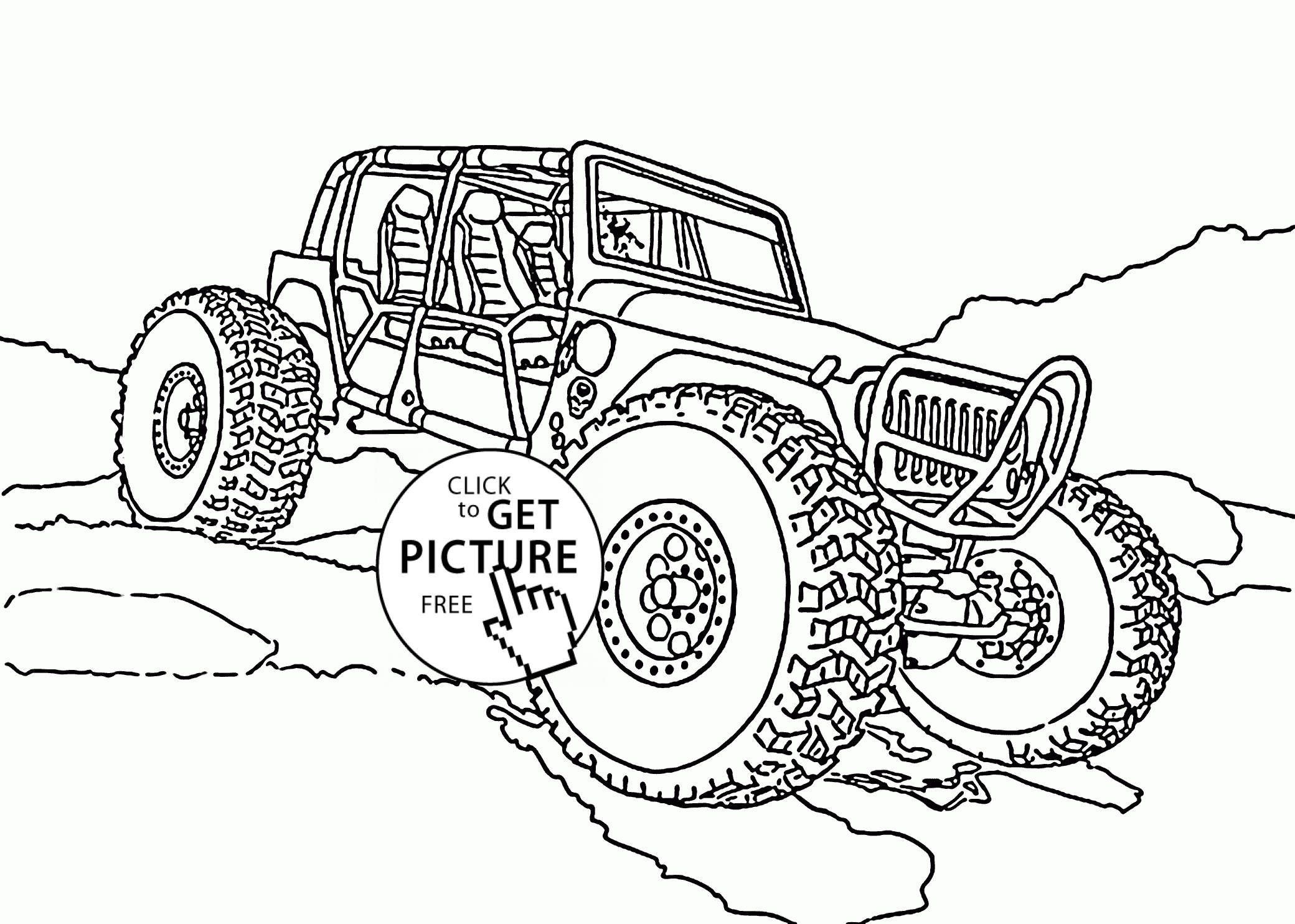 2080x1484 Four Wheeler Coloring Pages - Four Wheeler Drawing
