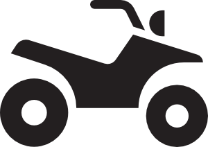 300x212 Atv White Clip Art - Four Wheeler Drawing