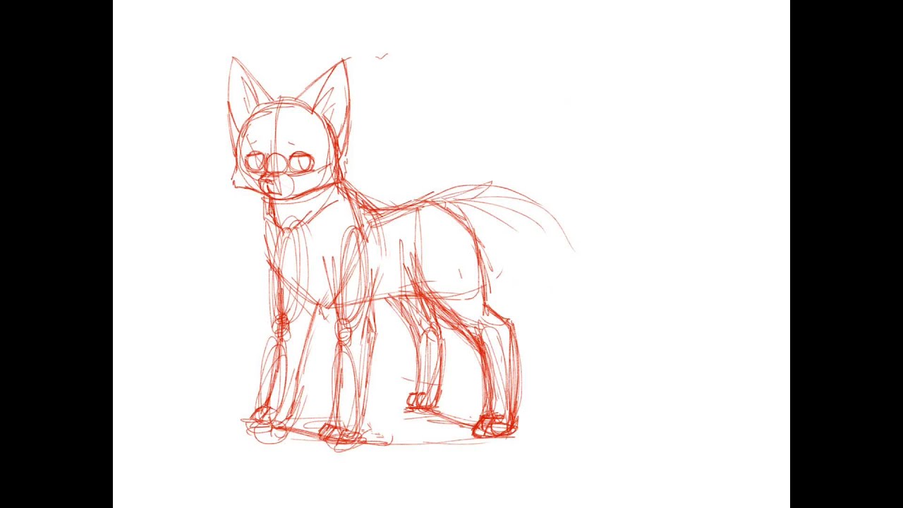 1280x720 How To Draw A Wolf And Fox - Fox And Wolf Drawing