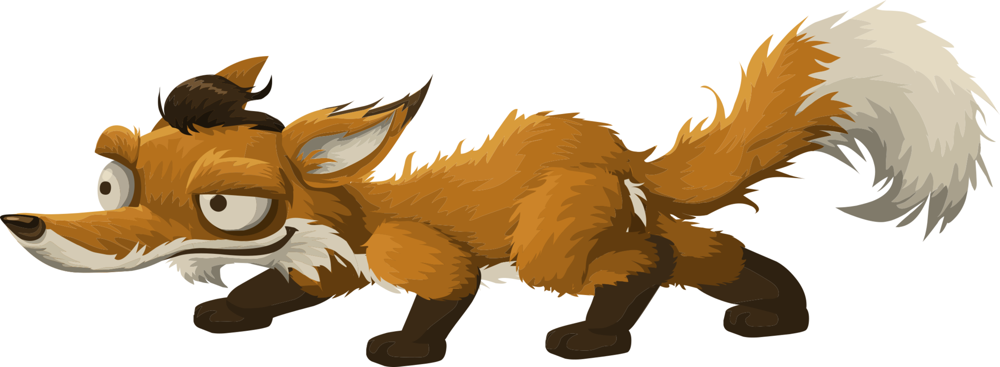 2041x750 Red Fox Gray Wolf Drawing Video Cc0 - Fox And Wolf Drawing