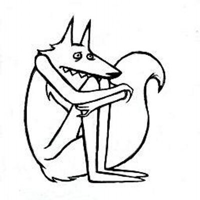 400x400 Cat Fox Wolf - Fox And Wolf Drawing