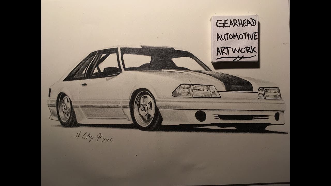 Fox Body Mustang Drawing at Explore collection of