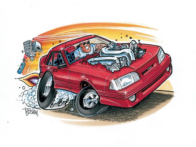 640x480 Ford Mustang Turbo Buyers Guide - Fox Body Mustang Drawing