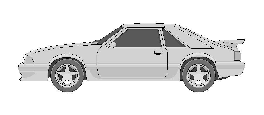 900x392 Mustang Drawing Fox For Free Download - Fox Body Mustang Drawing. 