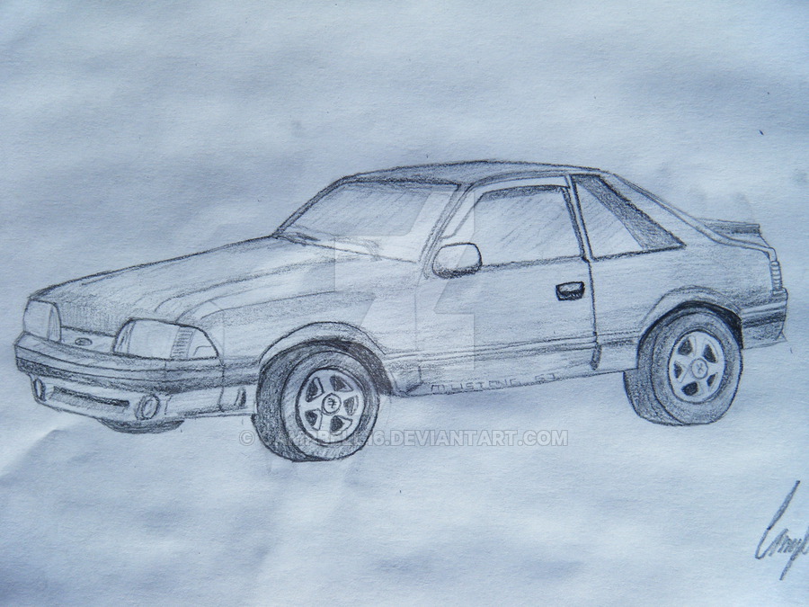 Fox Body Mustang Drawing at Explore collection of