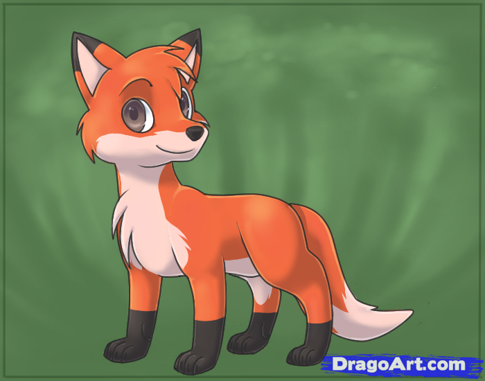 Get Cute Animals To Draw Fox Images