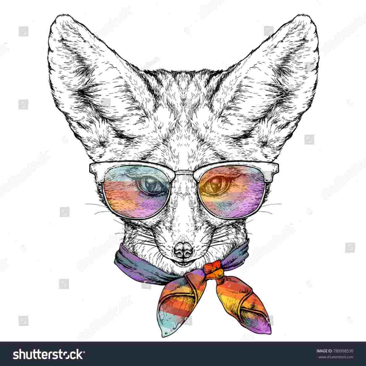 1185x1185 fennec fox cute drawing - Fox Cute Drawing