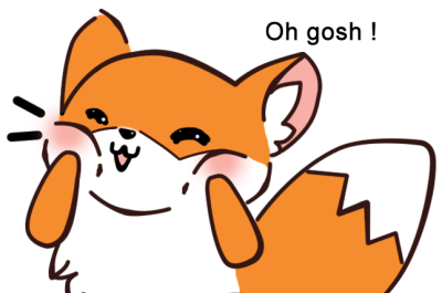 400x265 Fox Drawing Tumblr - Fox Cute Drawing