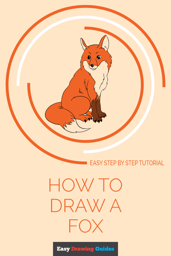 600x900 How To Draw A Fox In A Few Easy Steps Easy Drawing Guides - Fox Drawing Easy