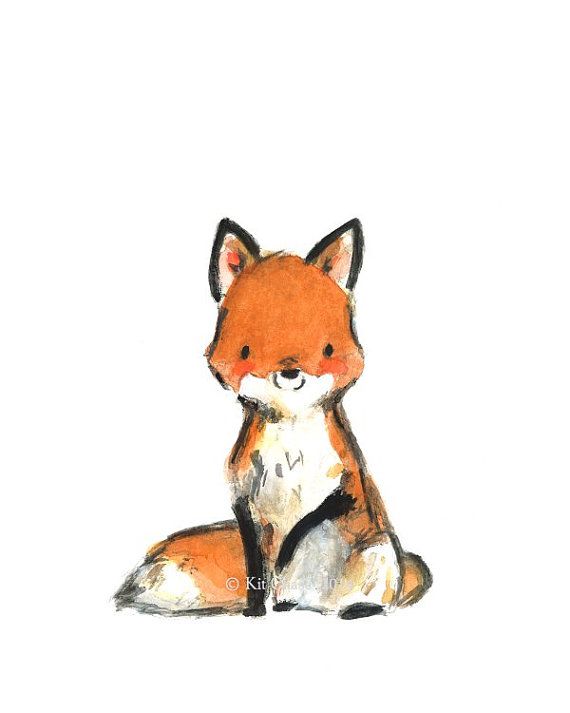 570x713 Este Amigo Es Nuevo En El Bosque Una Hermosa - Fox Drawing For Kids