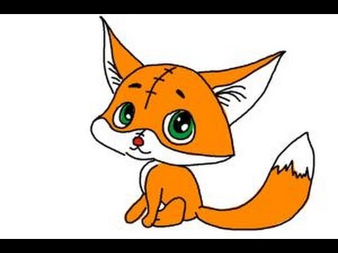 480x360 How To Draw A Fox For Kids - Fox Drawing For Kids