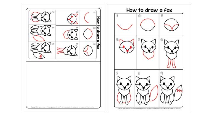 700x387 How To Draw A Fox - Fox Drawing Images