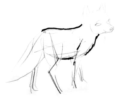 400x333 How To Draw A Fox Baby - Fox Drawing Images